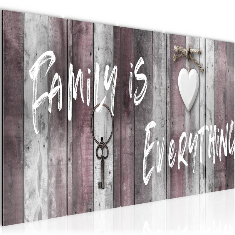 Runa Art Bild Home Abstrakt Wandbilder auf Vlies Leinwand 5 Teilig Wanddekoration Schlafzimmer Wohnzimmer 040256c