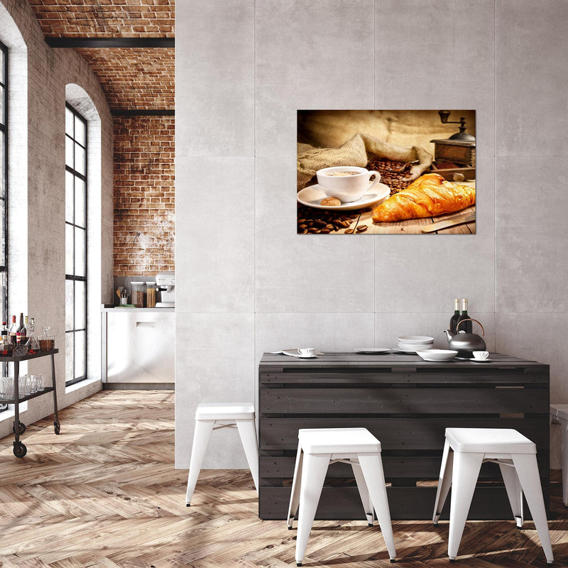 Runa Art Bild Küche Kaffee Modern Wandbilder Esszimmer Küchenbilder 1 Teilig - Made In Germany - Esszimmer Braun Flur 501815c