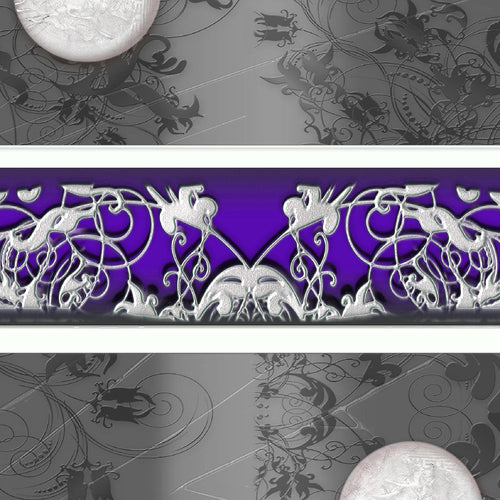 Runa Art Wandbilder Set XXL Abstrakt Wohnzimmer Schlafzimmer Violett Lila Grau 4 Teilig - Made in Germany - 102945b