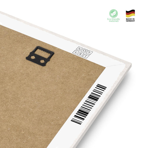 Novart Bilder Set Abstrakt - KEIN EXTRA RAHMEN BENÖTIGT - Wandbilder für Wohnzimmer Schlafzimmer Büro - 3 Teilig Deko Minimalismus - N033336a