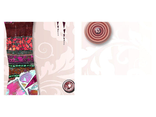 Runa Art Wandbild XXL Gustav Klimt - Baum des Lebens Wohnzimmer 200 x 80 cm Grün 5 Teilig - Made in Germany - 004655b