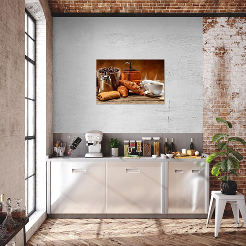 Runa Art Bild Küche Kaffee Modern Wandbilder Esszimmer Küchenbilder 1 Teilig - Made In Germany - Coffee Esszimmer Braun Flur 505015c