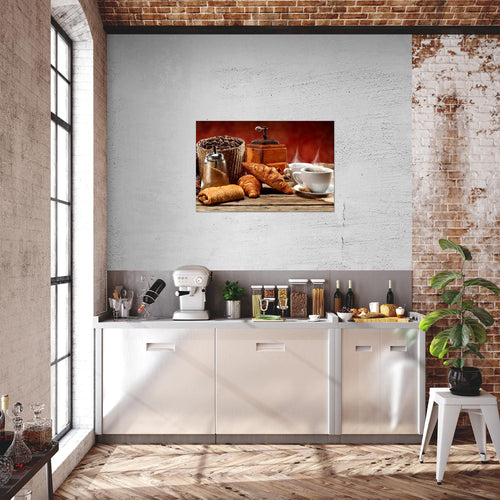 Runa Art Bild Küche Kaffee Modern Wandbilder Esszimmer Küchenbilder 1 Teilig - Made In Germany - Esszimmer Braun Flur 505015a
