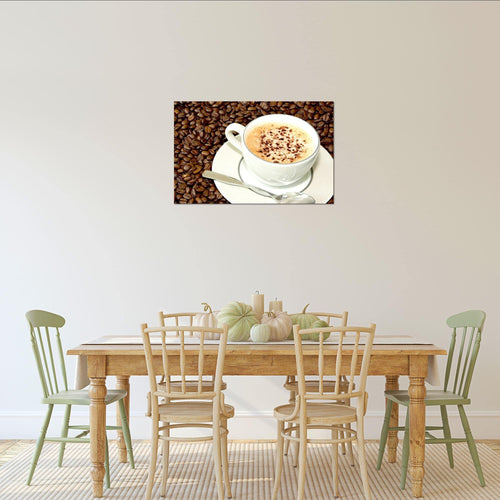 Runa Art Bild Küche Kaffee Modern Wandbilder Esszimmer Küchenbilder 1 Teilig - Made In Germany - Esszimmer Braun Flur 500515b