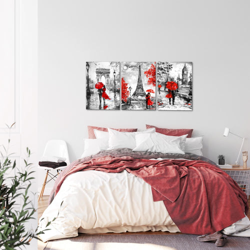 Stadt BILD KUNSTDRUCK - AUF VLIES LEINWAND - XXL DEKORATION  050931P