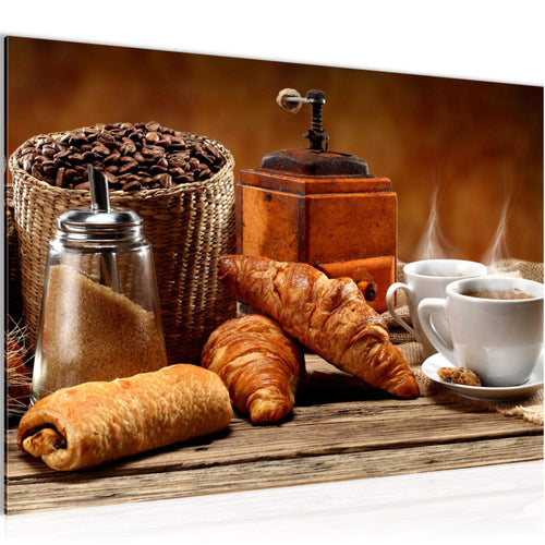 Runa Art Bild Küche Kaffee Modern Wandbilder Esszimmer Küchenbilder 1 Teilig - Made In Germany - Coffee Esszimmer Braun Flur 505015c